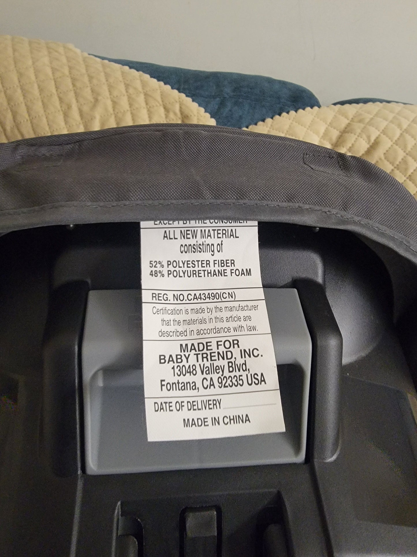 US brand Car Seat- Baby Trend EZ lift