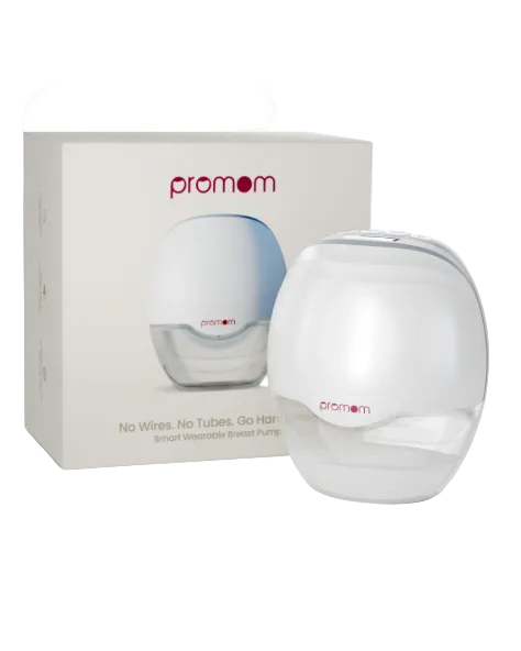 PROMOM Electric Breast Pump - Cordless/Compact/Portable/Hands-Free Pumping