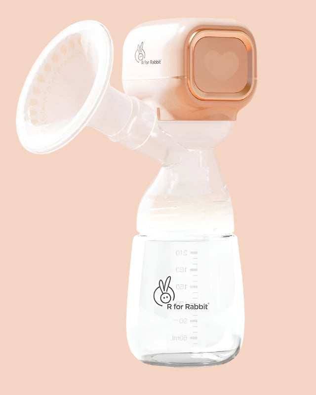 R For Rabbit First Feed Pure Electric Breast Pump | Peach Color