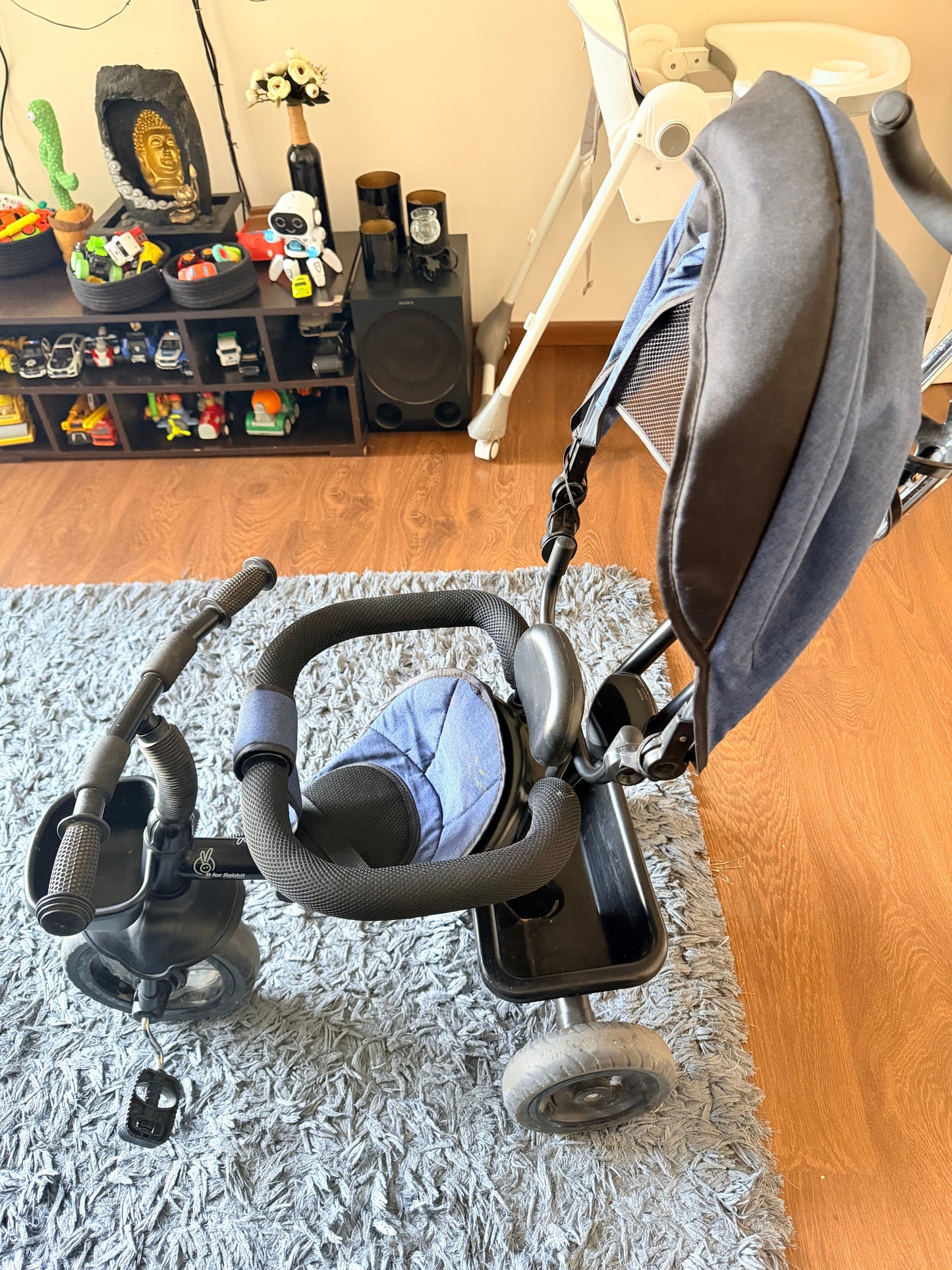 R for Rabbit Tiny Toes Sportz Tricycle, Blue