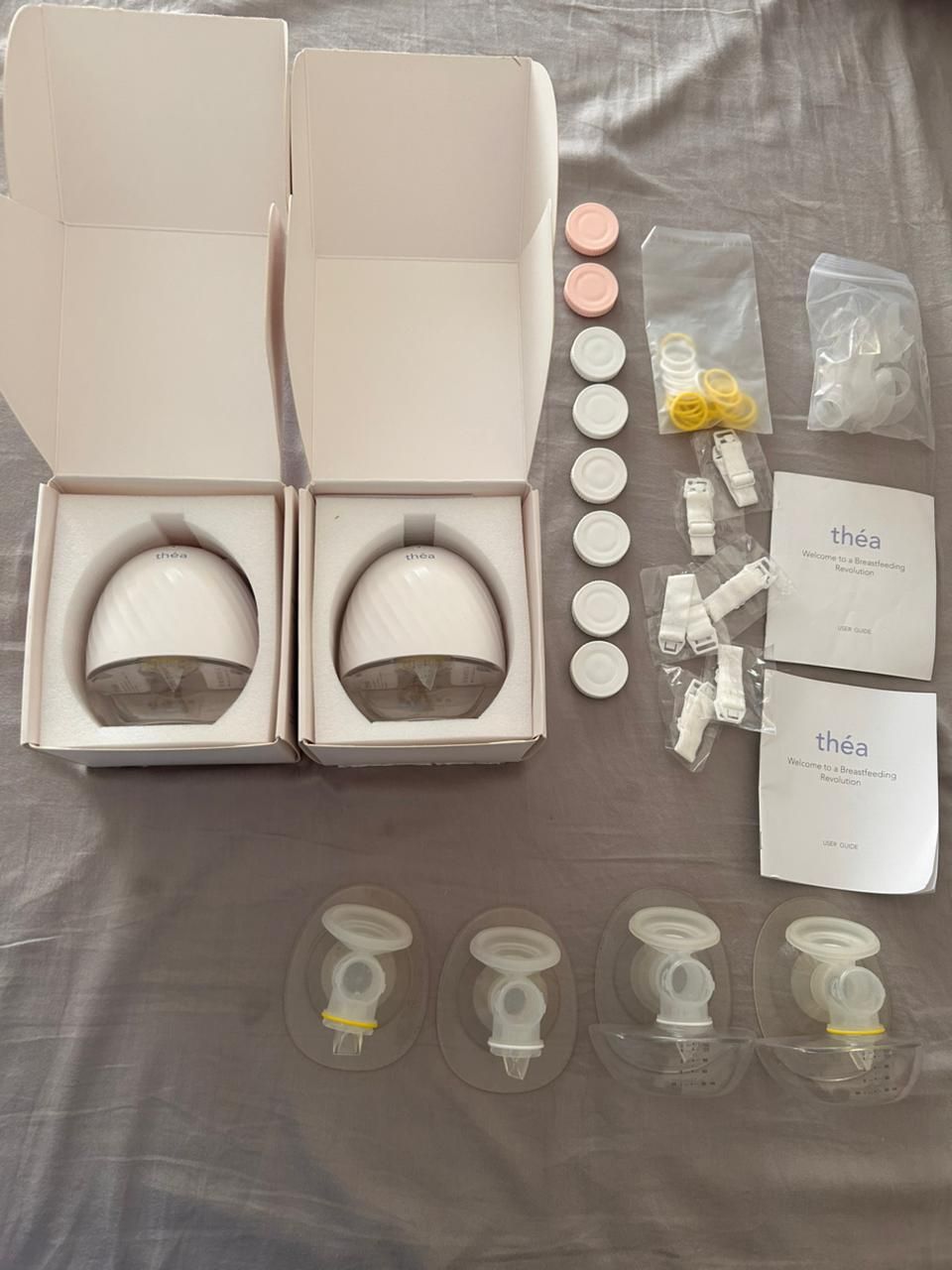 2 Thèa Wearable Breast Pumps + Additional Accesories worth Rs.5000