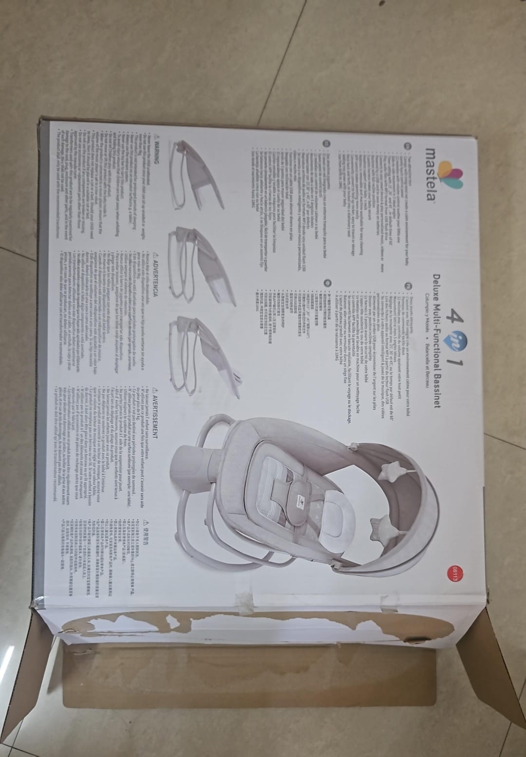 MASTELA Deluxe 4 in 1 Swing & Rocker | 0-3 Years