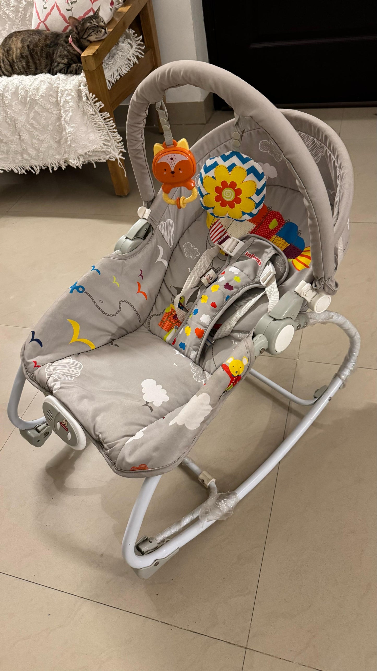 Infantso Baby Rocker Portable | 0-2 Years
