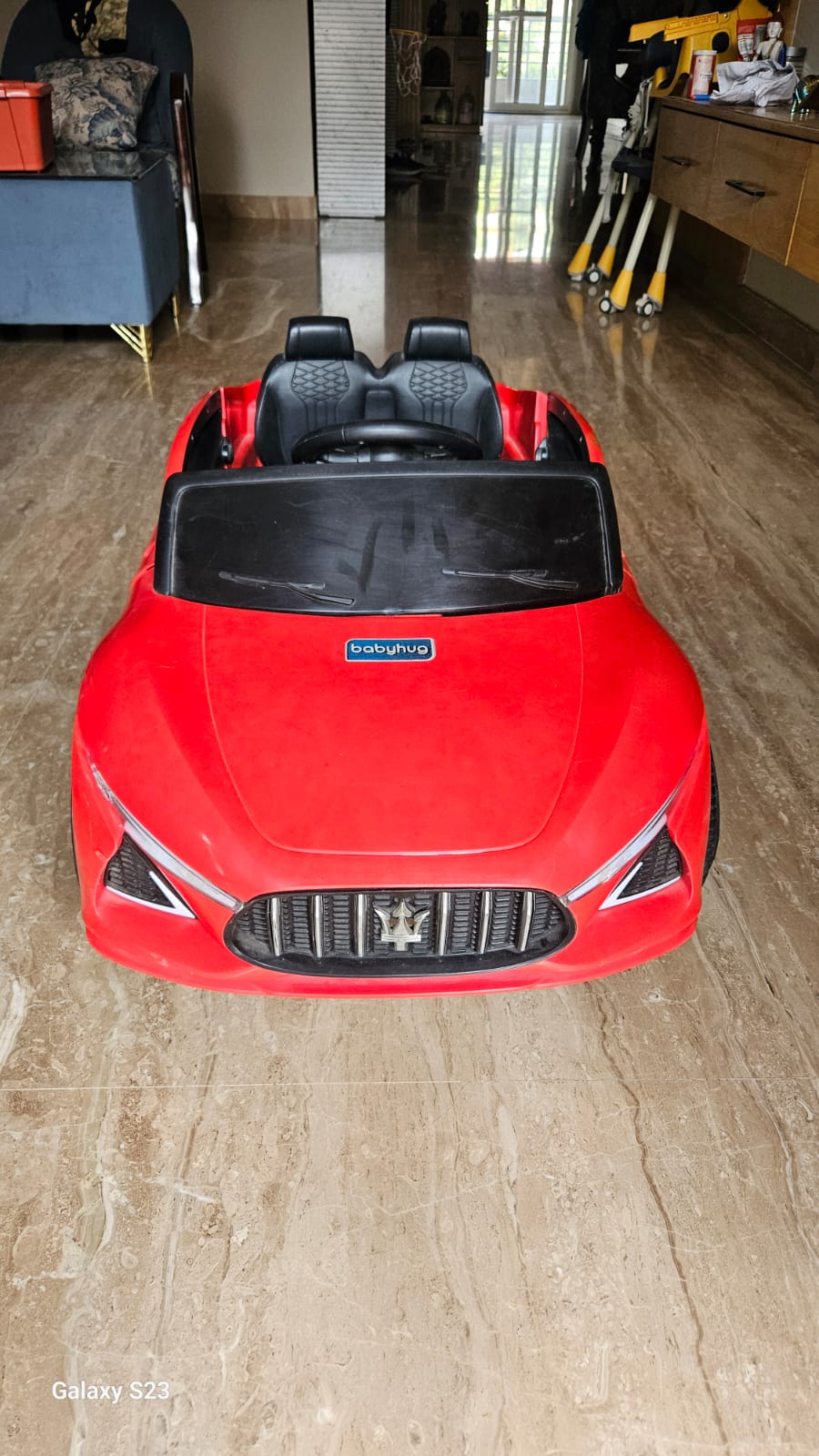 Babyhug Remote Car Battery Operated Ride Car | Red