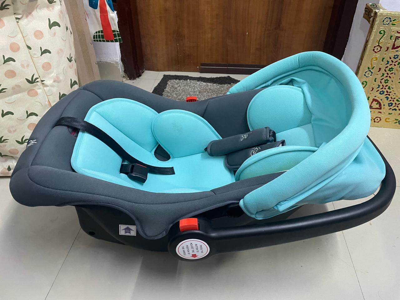 R for Rabbit Picabbo Carry Cot cum Car Seat | 2024, Blue