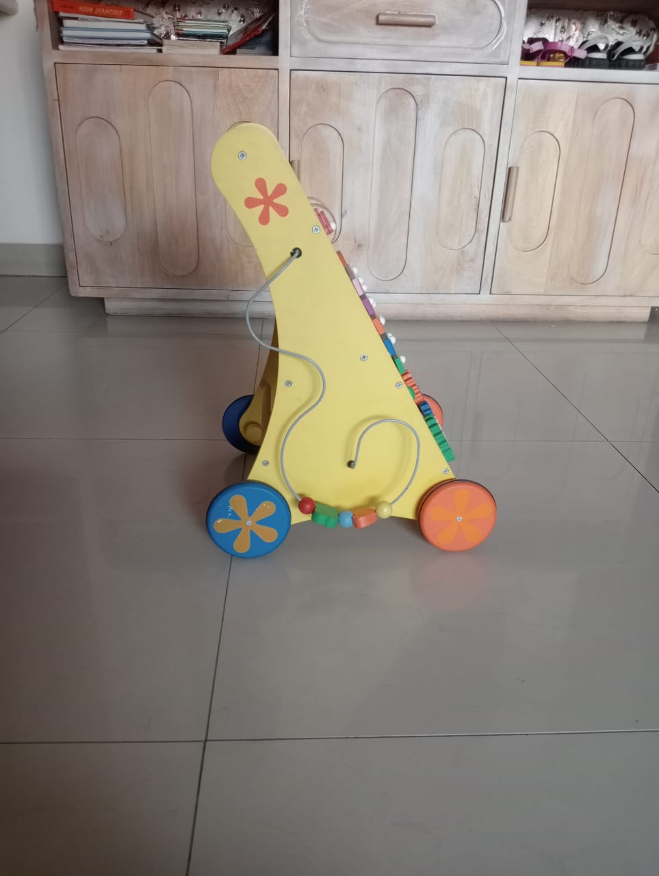 Shumee 8 in 1 Musical Anti-Skid Walker for Kids (9 Months+)