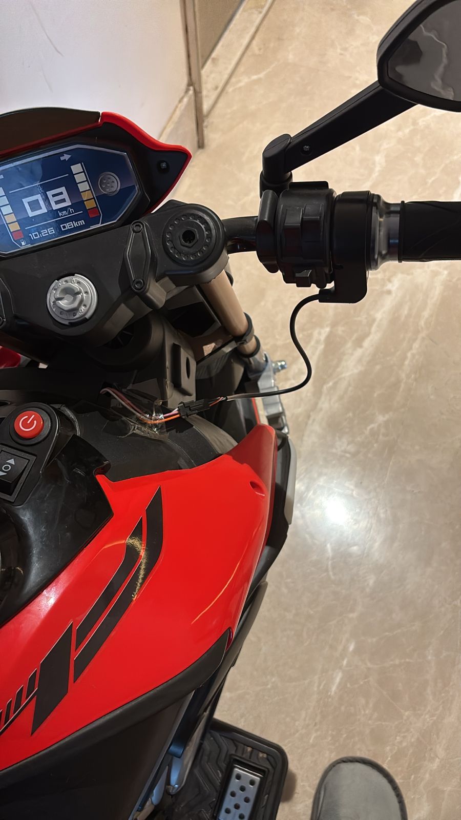 Baybee Minikin Diablo Racing Rechargeable Bike | For 3-8 Years
