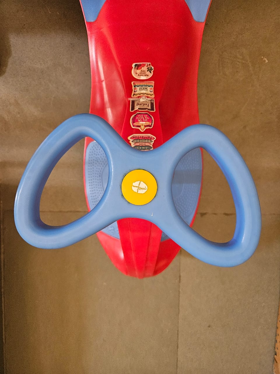 Kids Swing Car | Red & Blue