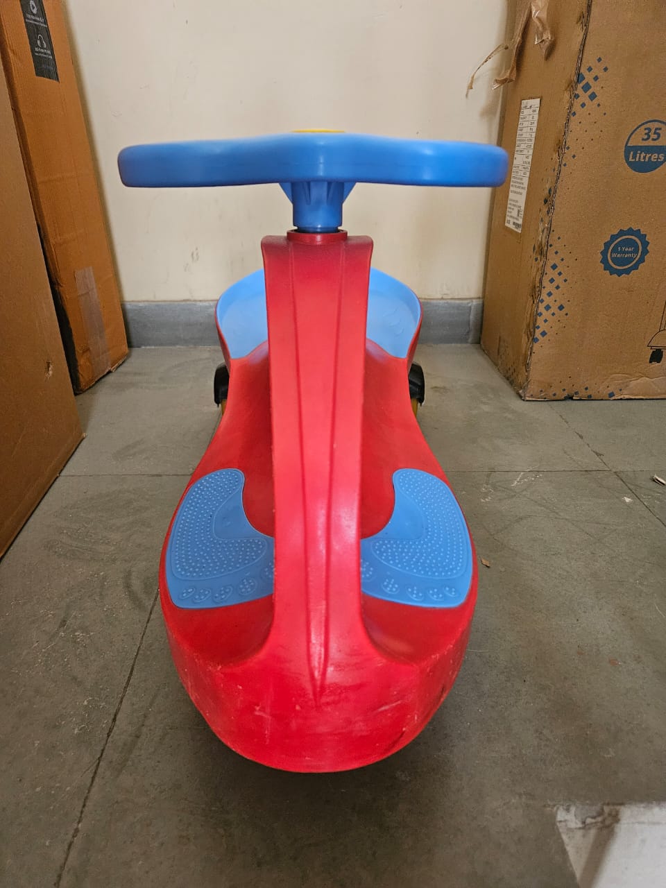 Kids Swing Car | Red & Blue