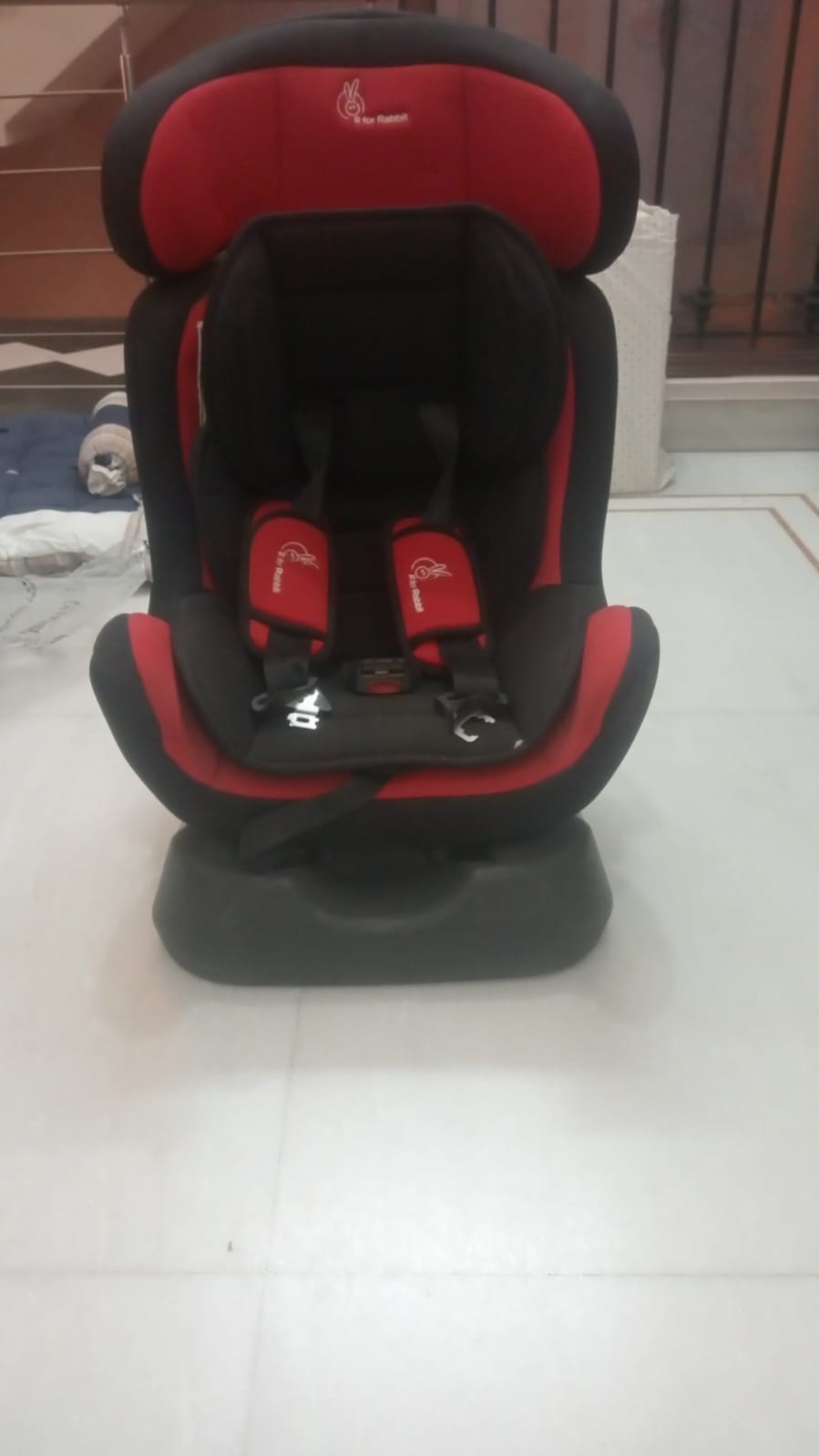R For Rabbit Jack n Jill Car Seat | Red , For 0-7 Years