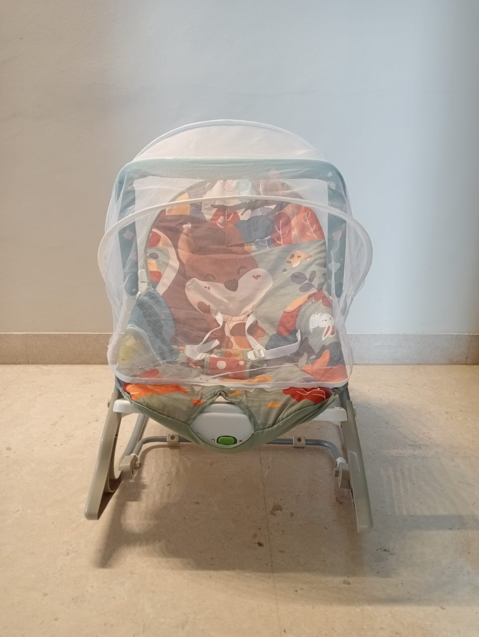 Fab n Funky Baby Rocker With Mosquito Net |For Kids Upto 10Kg