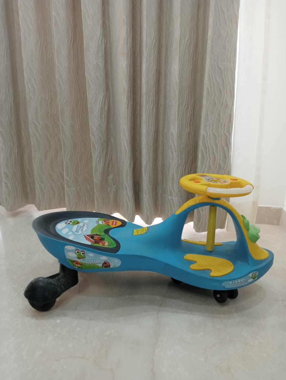 Babyhug Froggy Gyro Swing Car