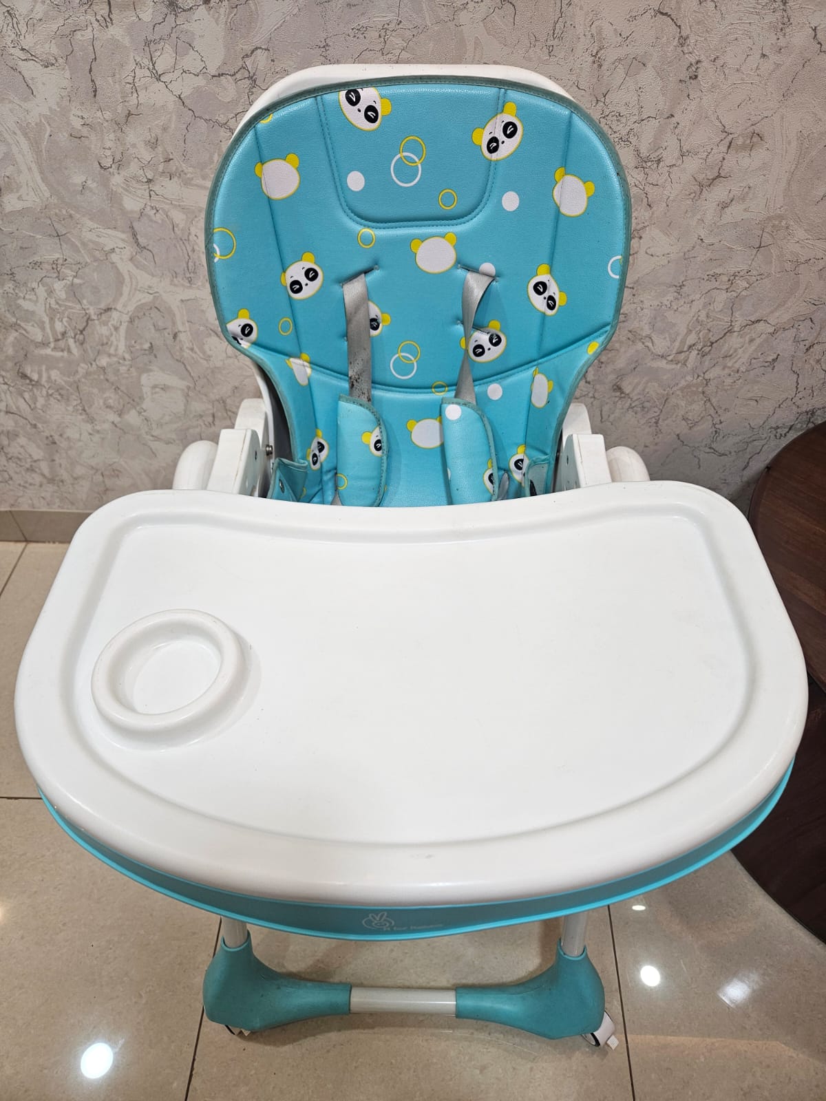 R for Rabbit Marshmallow High Chair , Blue, 2023