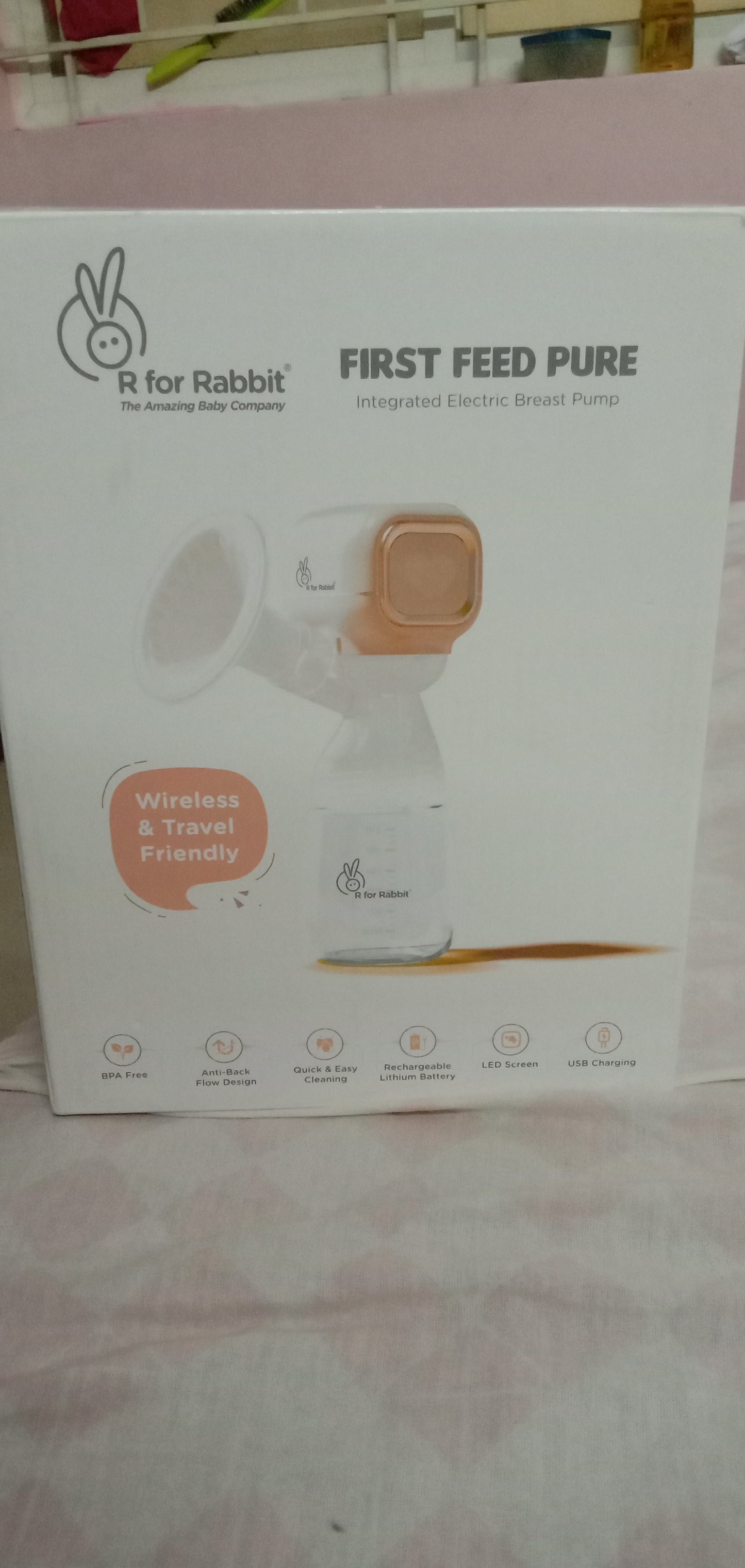 R for rabbit First Feed Breast Pump