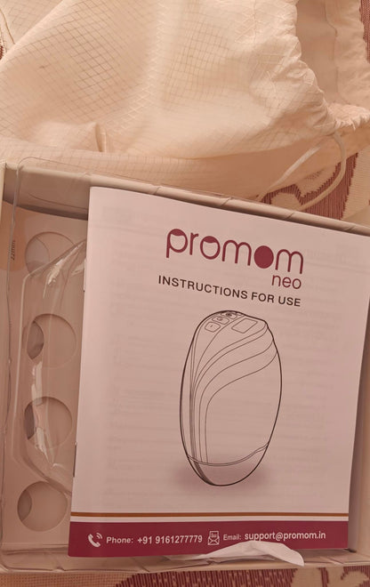 PROMOM Electric Breast Pump - Cordless/Compact/Portable/Hands-Free Pumping