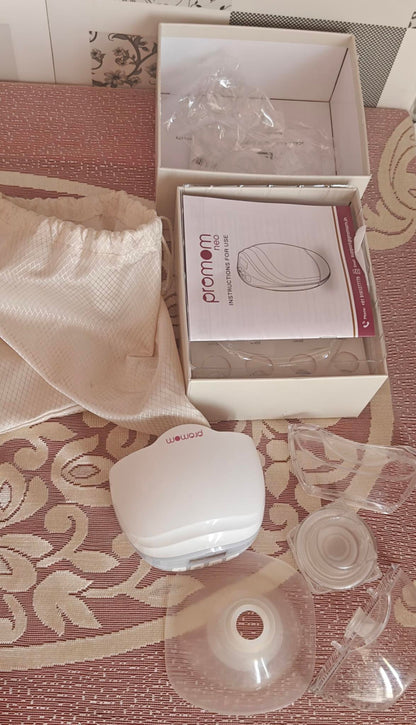 PROMOM Electric Breast Pump - Cordless/Compact/Portable/Hands-Free Pumping