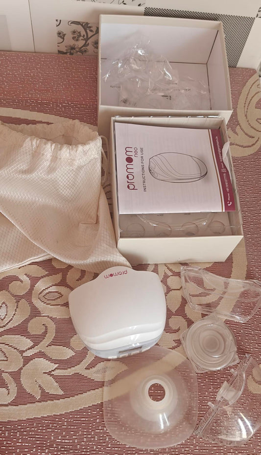 PROMOM Electric Breast Pump - Cordless/Compact/Portable/Hands-Free Pumping