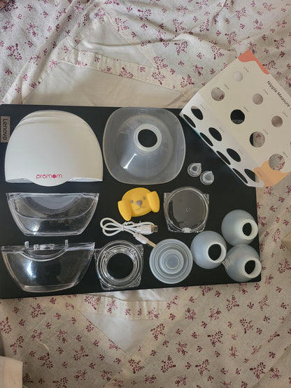 Promom Neo - Handsfree Wearable Electric Breast Pump , White, Never Used