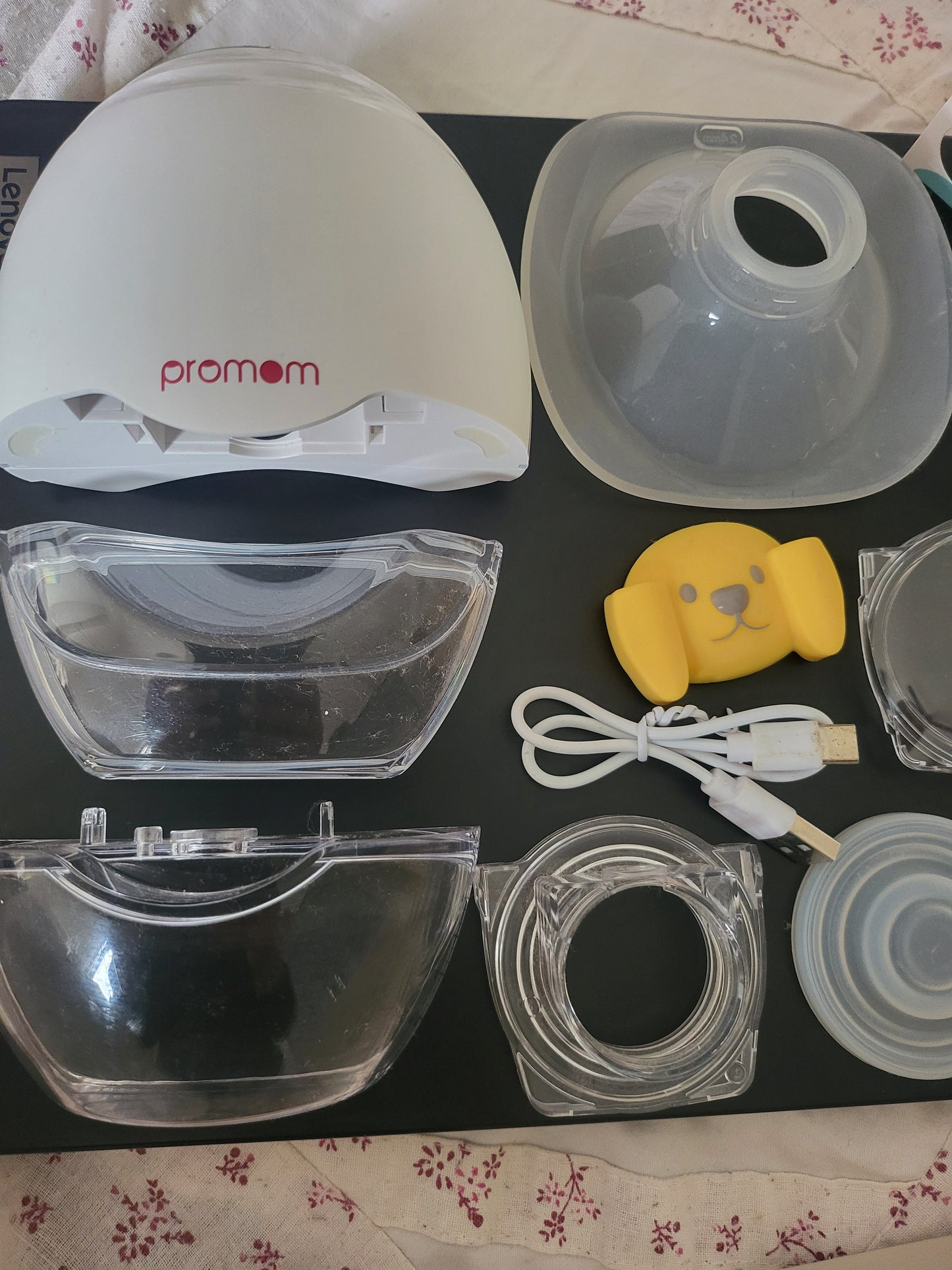 Promom Neo - Handsfree Wearable Electric Breast Pump , White, Never Used