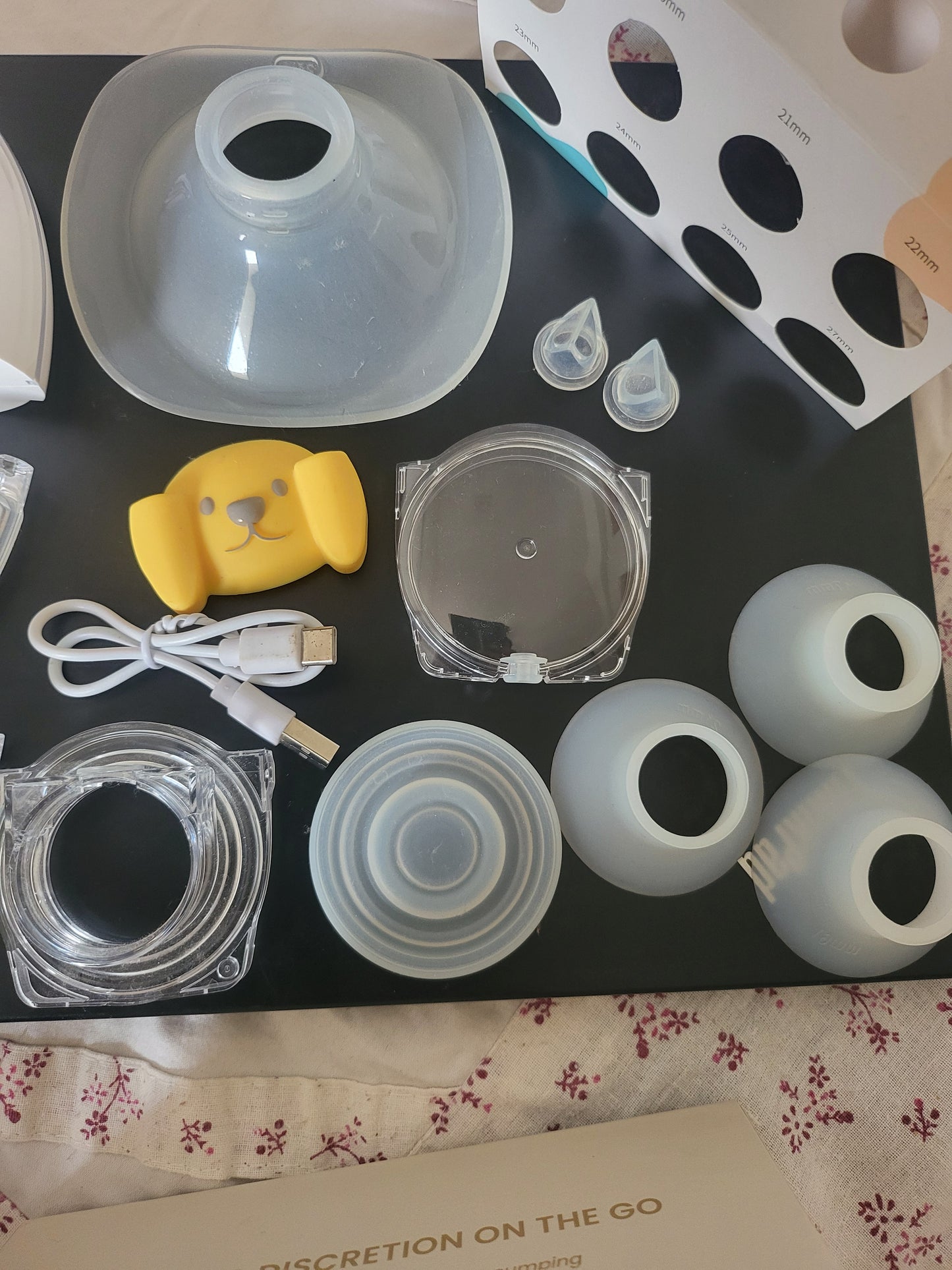 Promom Neo - Handsfree Wearable Electric Breast Pump , White, Never Used