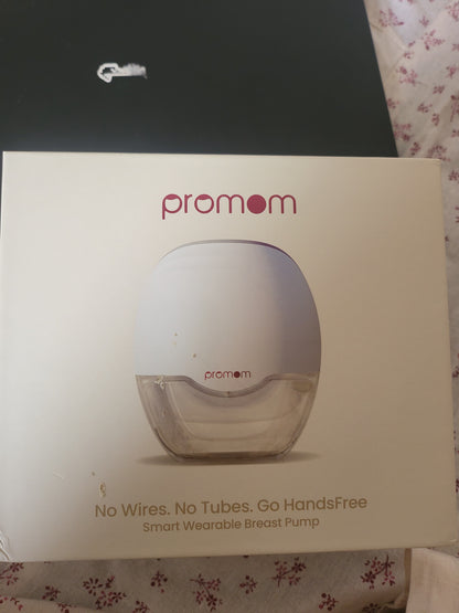Promom Neo - Handsfree Wearable Electric Breast Pump , White, Never Used