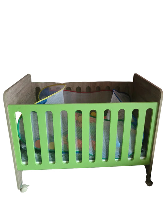 Pepperfry Romania Baby Cot With Mattress