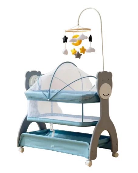 MeeMee Sweet Love Automatic Electric Cradle for Baby, Remote Controlled 3 Gear Swing