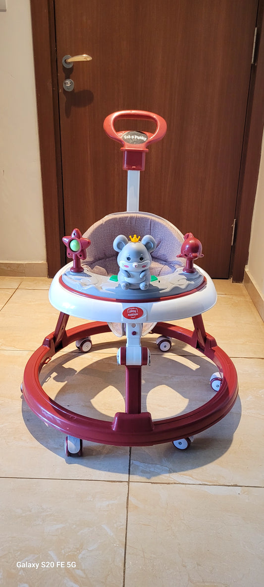 Fab N Funky Multifunctional 360 Degree Baby Walker