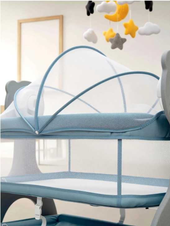 MeeMee Sweet Love Automatic Electric Cradle for Baby, Remote Controlled 3 Gear Swing