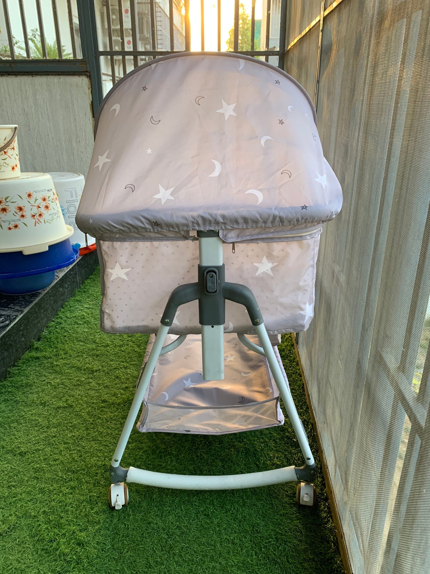R for rabbit Hop a little bassinet