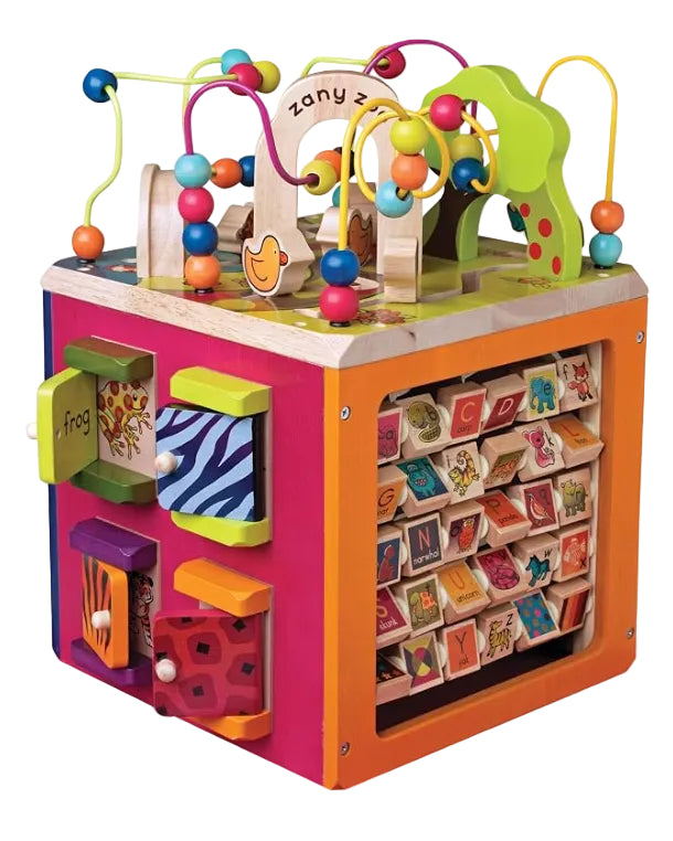 Wooden Play Activity Cube