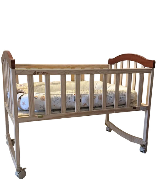 First Step Wooden Crib For Babies