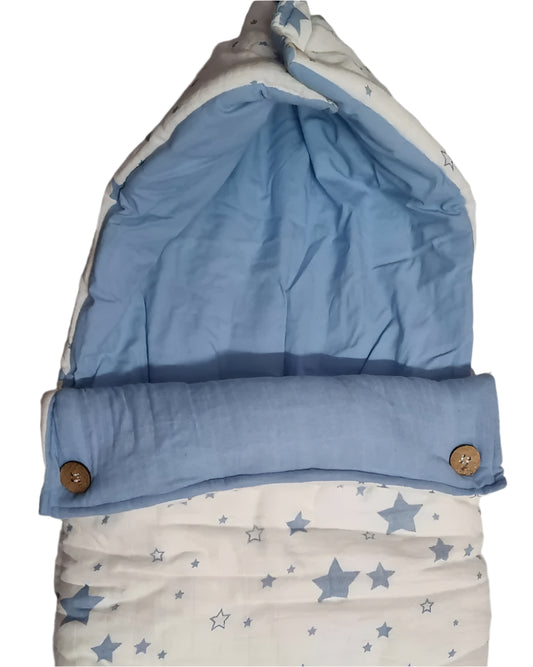 Haus & Kinder Baby Muslin Carrier Nest Cum Sleeping Bag | Green