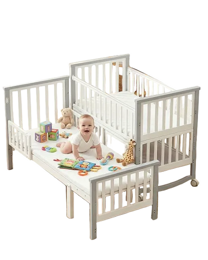 Babyhug Chester 3 in 1 junior Bed cum Cot/Crib