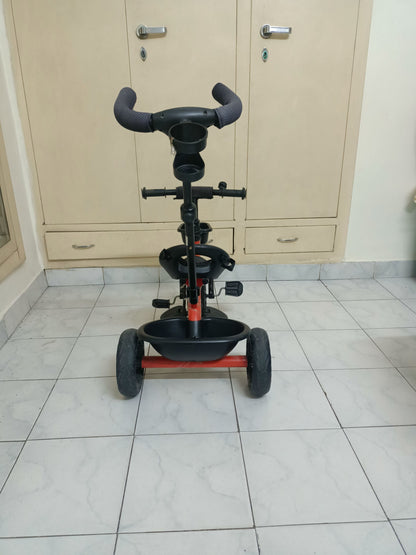 R for Rabbit  Tricycle in Red colour