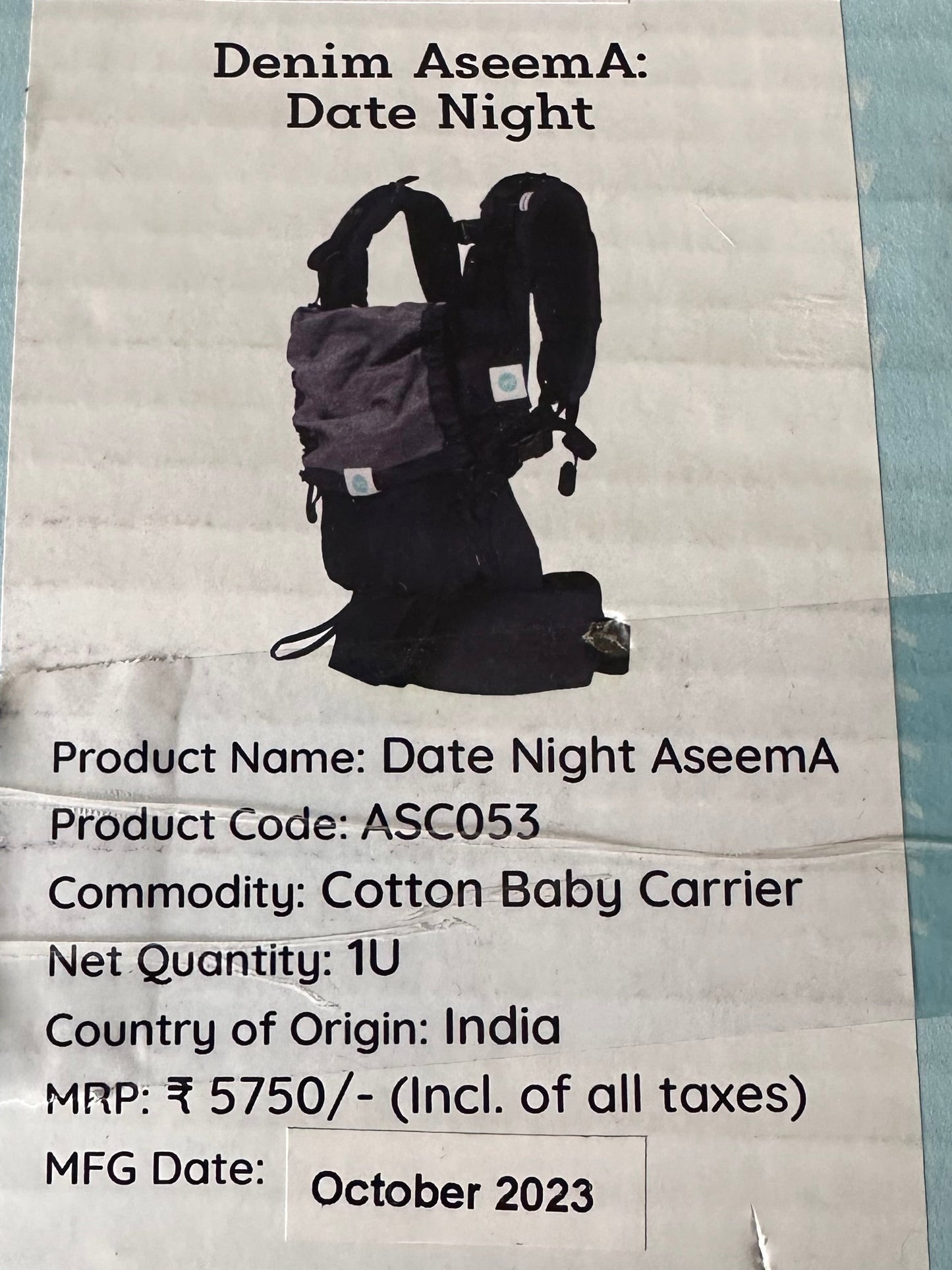 preloved soulslings aseems baby carrier