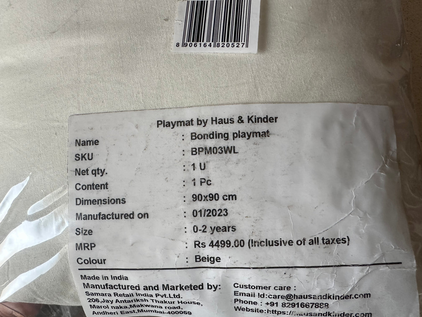 Haus and Kinder Playmat for infants