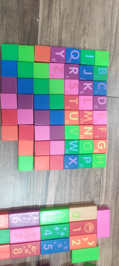 Mi Wooden Learning Blocks for Kids - 100 Pcs