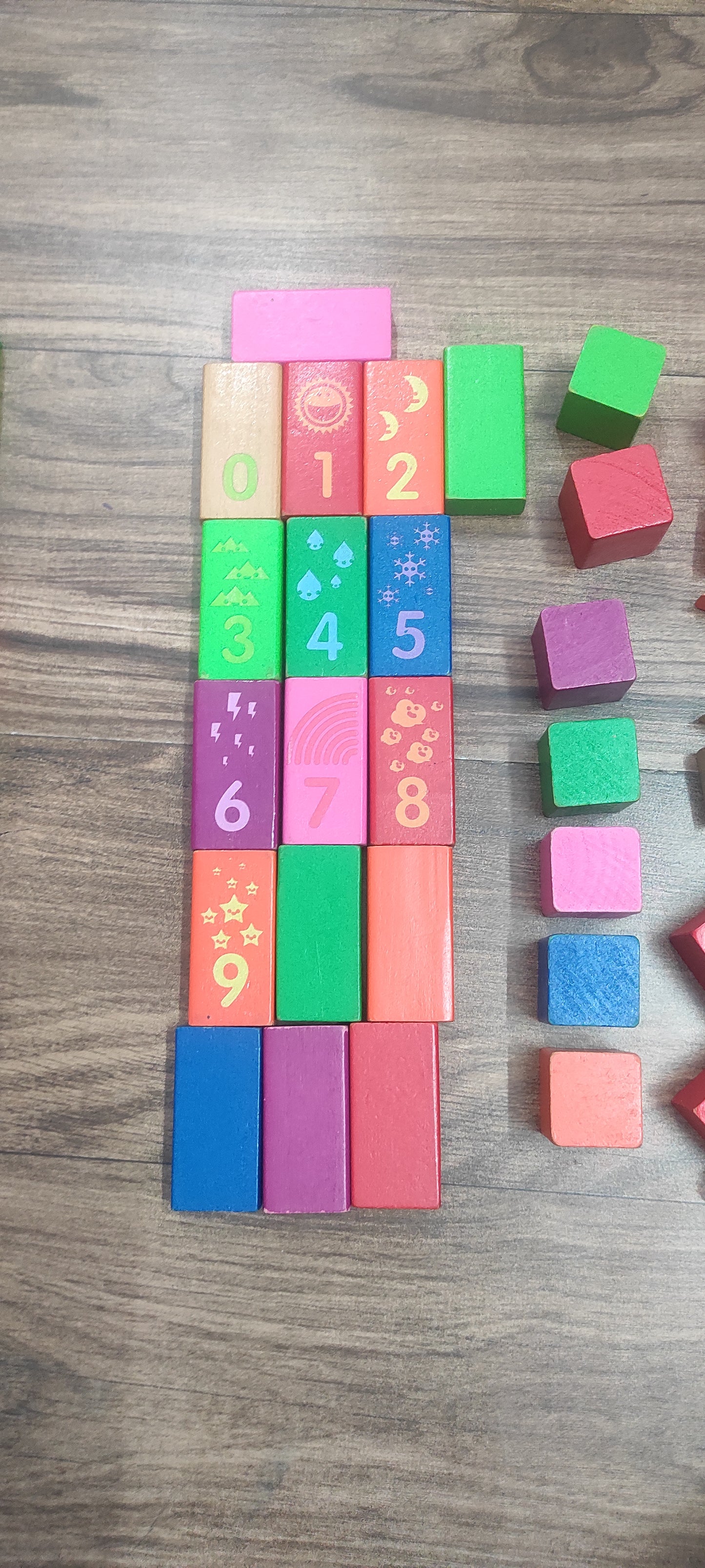 Mi Wooden Learning Blocks for Kids - 100 Pcs