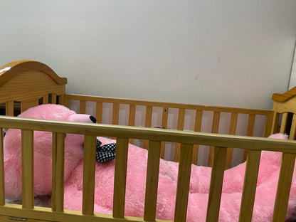 Luvlap Wooden Cot C-70 With Mattress