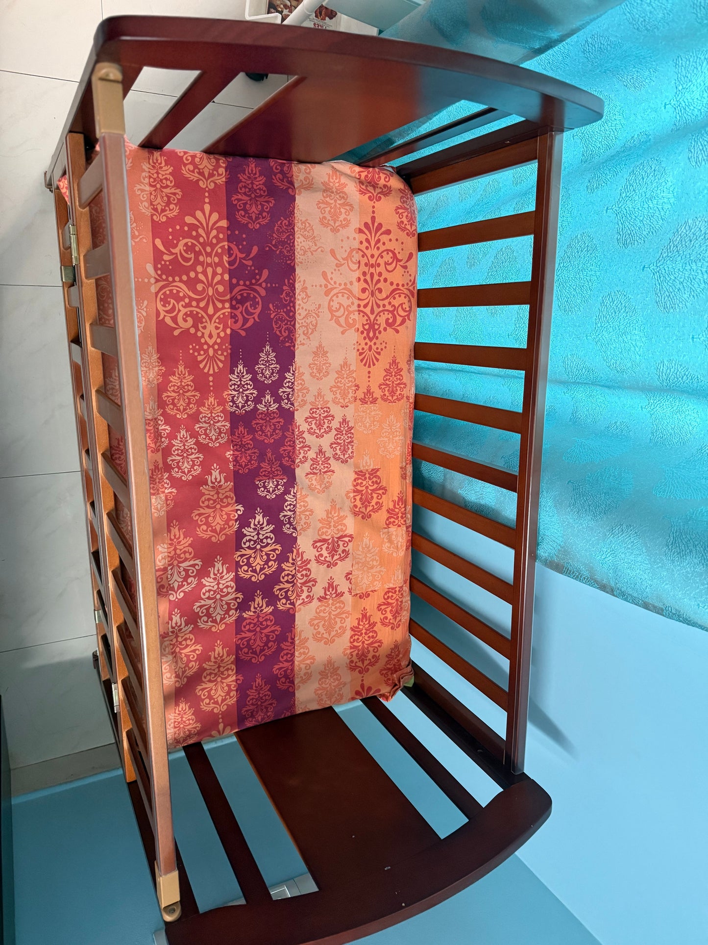 Babyhug Baby Cot/Crib With Mattress