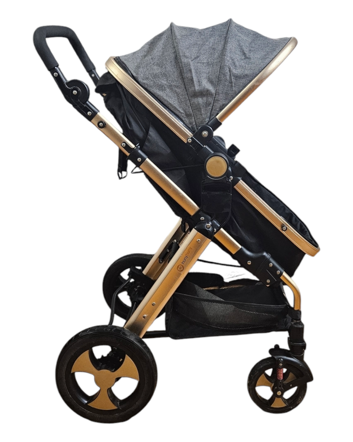 Huny Huny Flight Friendly Stroller Pram with Reversible Bassinet | For 0-4 Years