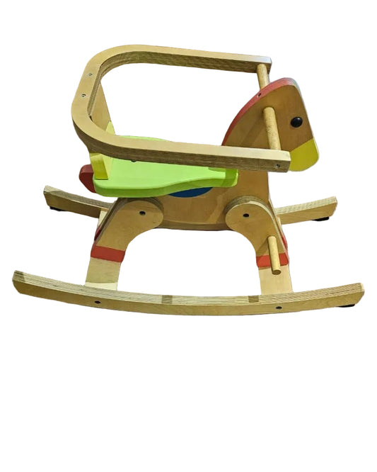 Shumee Wooden Rocking Horse Swing Toy For Baby & Toddlers