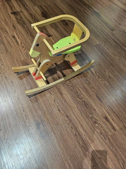 Shumee Wooden Rocking Horse Swing Toy For Baby & Toddlers