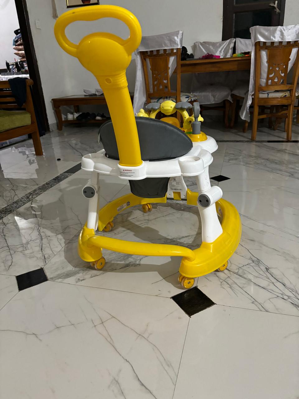 Miniklub Baby Yellow Color Crawl Walker