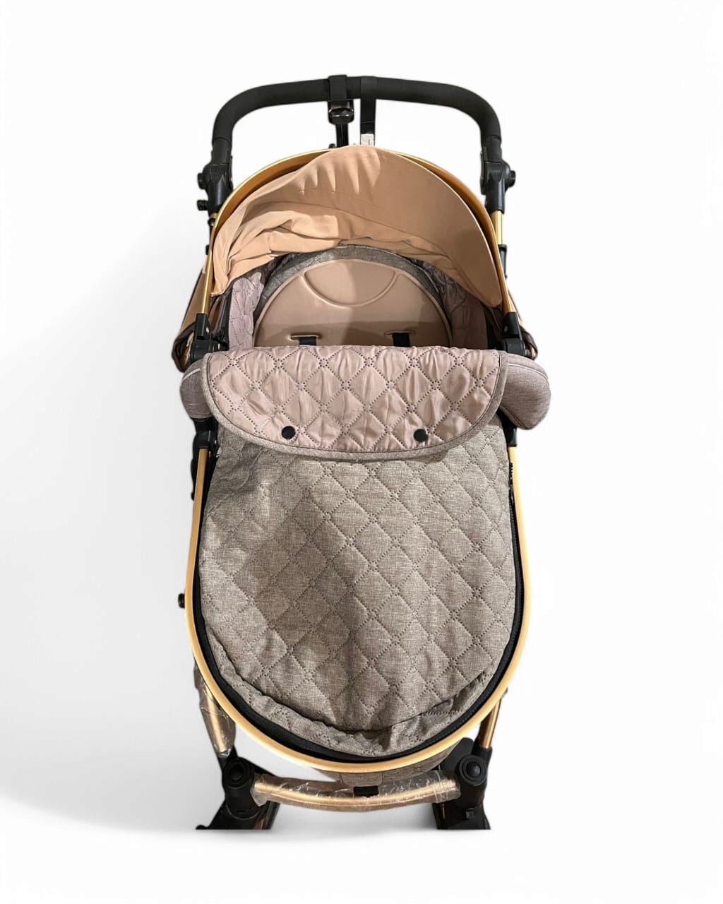 Babyhug Majestic Stroller, 2022, Like New, Beige