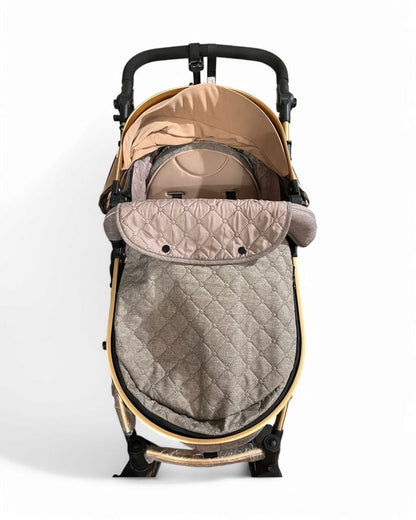 Babyhug Majestic Stroller, 2022, Like New, Beige