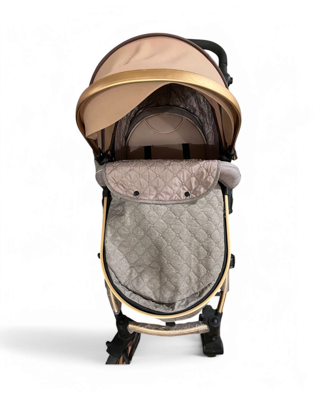 Babyhug Majestic Stroller, 2022, Like New, Beige