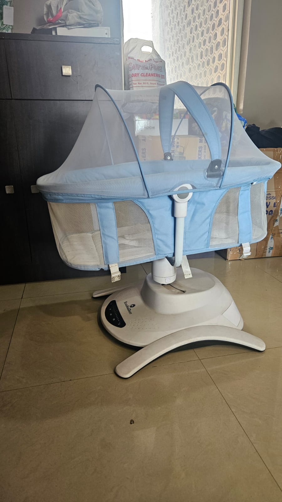 StarAndDaisy 2-in-1 Electric Swing Cradle with Automatic Swing Multi-Motion