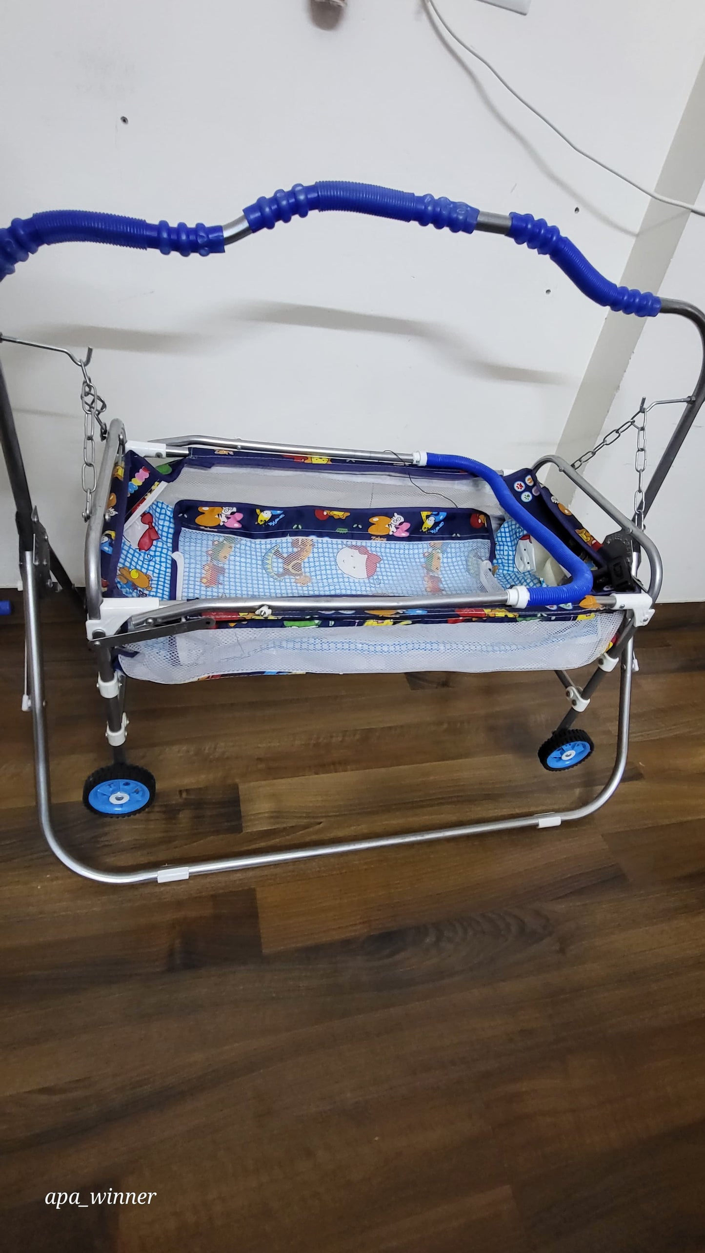 Foldable Cradle with Swing ( Palna ) for New Born